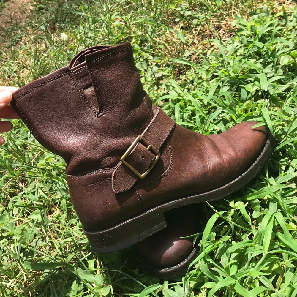 Frye Natalie Engineer Short Boots
